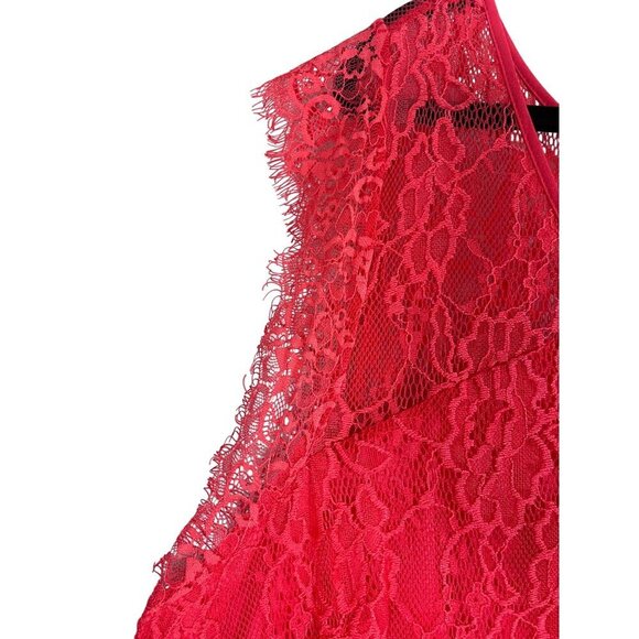 Torrid Dress 3X Pink Floral Skater Feminine Ballerina Fringe Boho Western Retro - Picture 10 of 16